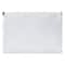 JAM Paper 5.25" x 8" Clear Plastic Zip Closure Envelopes, 12ct.